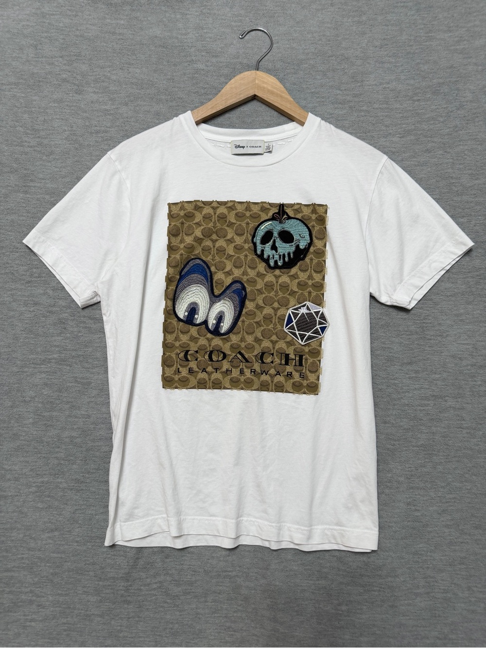 Disney X Coach sz S Signature T Shirt Unisex “ A dark fairy tale “